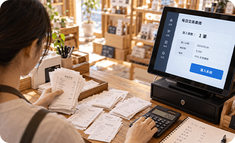 門市銷售與後台管理設備